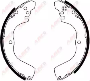 Гальмівна колодка MITSUBISHI ECLIPSE II, ECLIPSE III, GRANDIS, LANCER VII, OUTLANDER I, OUTLANDER II, PAJERO MINI I, PAJERO PININ I, SPACE, SPACE RUNNER 0.7-3.0 05.91-11.12