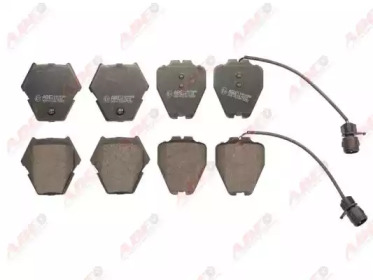 Комплект гальмівних колодок передн , AUDI A6 C4, A6 C5, A8 D2 2.5D-4.2 06.94-07.04