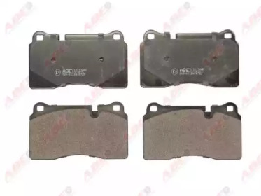 Комплект гальмівних колодок передн , CHEVROLET CORVETTE LAND ROVER RANGE ROVER III, RANGE ROVER SPORT I 2.7D-6.2 02.05-12.19
