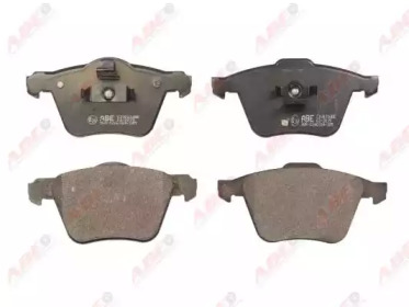 Комплект гальмівних колодок передн , VOLVO S60 II, S80 I, V40, XC90 I 2.3-4.4 04.00-12.15
