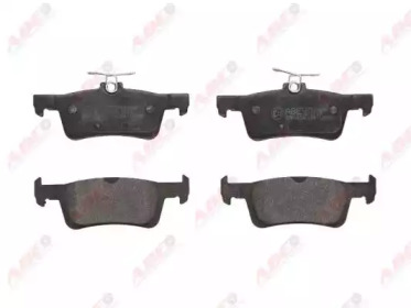 Комплект гальмівних колодок задн , CITROEN C4 GRAND PICASSO II  PEUGEOT 2008 I, 308 II, RCZ 1.2-2.0D 06.10-