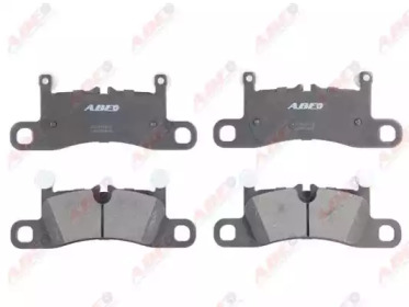 Комплект гальмівних колодок задн , PORSCHE 911, 911 TARGA, BOXSTER SPYDER, CAYENNE  VW TOUAREG 2.9-4.8 01.10-