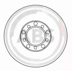 Гальмівний диск перед. W114/W123 (67-87)