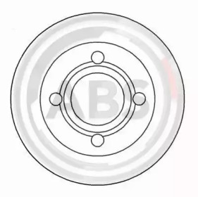 Гальмівний диск задн. Audi 100 (82-91)