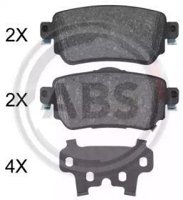 Гальмівні колодки зад. Nissan X-Trail/Qashqai II 13- (TRW)