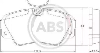 Гальмівні колодки пер. Opel Omega 94-01 (Lucas/TRW)