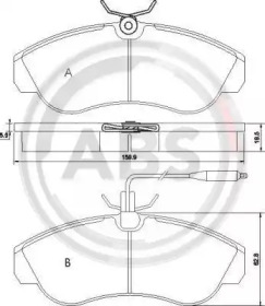 Гальмівні колодки пер. Ducato/Boxer 94-02 (1.8t)