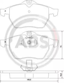 Гальмівні колодки пер. Vectra B 95-03 (ATE)