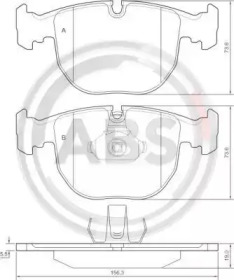 Гальмівні колодки пер. BMW 5(E39)/7(E38) 96-04 (Teves)