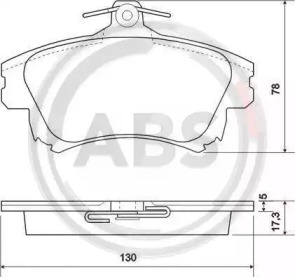 Гальмівні колодки пер. S40/V40 95-04