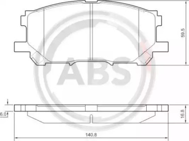 Гальмівні колодки пер. Lexus RX 03-08 (sumitomo)