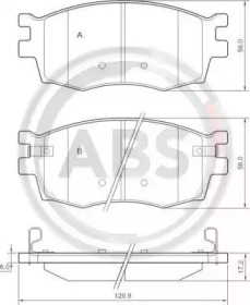 Гальмівні колодки пер. Hyundai Accent/Kia Rio 05- (mando)