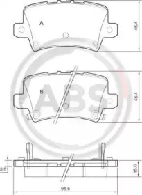 Гальмівні колодки зад. Honda Civic 05- (TRW)