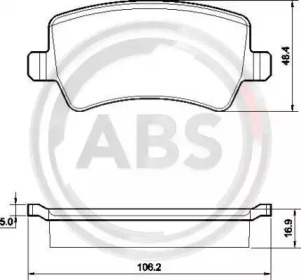Гальмівні колодки зад. Ford Galaxy/S-Max 06-15 (TRW)