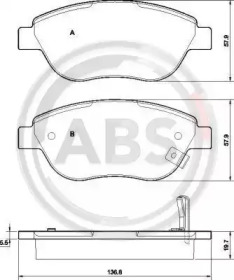 Гальмівні колодки пер. Opel Corsa D 06- (Bosch)