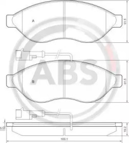 Гальмівні колодки пер. Jumper/Ducato/Boxer 06- (1.1-1.5t)