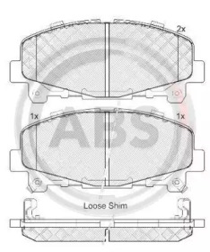 Гальмівні колодки пер. Accord/TLX (08-21)
