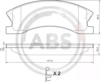 Гальмівні колодки пер. Grand Cherokee 99-05 2.7-4.7