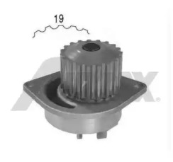 Водяний насос Berlingo/Partner 00-/C3/C4 1.6i 02- (19z)