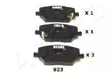 Комплект гальмівних колодок передн. Fiat 500X Jeep Compass, Renegade 1.0-2.0D 07.14-