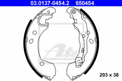 ATE Brake NISSAN MICRA K12E 03 -