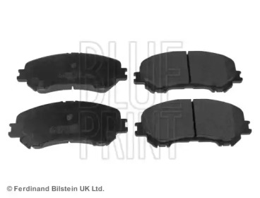 Колодки гальмівні дискові передні Nissan, Renault (вир-во Blue Print)