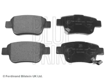 Колодки гальмівні задні дискові Toyota (вир-во Blue Print)
