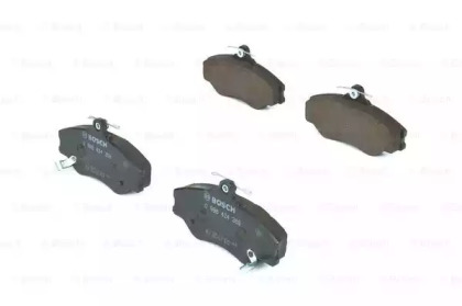 Комплект гальмівних колодок передн , HYUNDAI GRACE, H100, PORTER 2.4/2.5D/2.6D 07.93-12.04