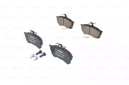 Комплект гальмівних колодок передн , MITSUBISHI CARISMA 1.6/1.9D 07.95-06.06