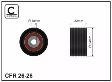 Ролик натяжитель ремня ГРМ 54,5xRenault Clio,Kangoo,Megane,Scenic,Laguna 1.4/1.6