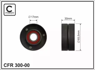 65,5x17x30 Ролик паска приводного OM642 DB Sprinter 3.0 Cdi 06-