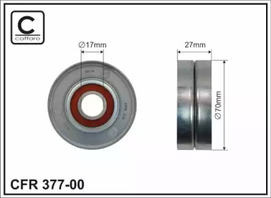 70x17x28 Ролик паска приводного Nissan Qashqa MR20DE 06-