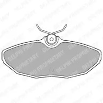 Комплект гальмівних колодок задн , DODGE VIPER  JAGUAR S-TYPE II, XJ, X-TYPE I 2.2D-8.0 10.97-12.09