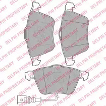 Комплект гальмівних колодок передн , AUDI A3  SEAT LEON  SKODA SUPERB II  VW EOS, GOLF V, GOLF VI, PASSAT B6 1.4-3.6 05.03-08.15