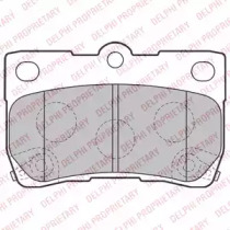 Комплект гальмівних колодок з 4 шт. дисків