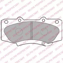 Комплект гальмівних колодок передн , TOYOTA HILUX VII 2.5D/3.0D 03.05-09.15