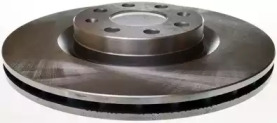 Диск гальмівний перед. 284x22x43,3 Fiat Grande Punto 1.3/1.9D 05-