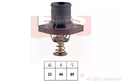 Термостат Citroen C4/Peugeot 206/307/406/407 1,8 16V-2,0 HDI(136) 99-