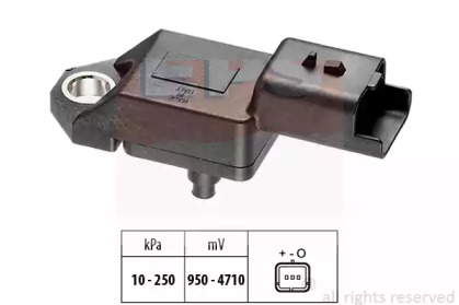 Датчик тиску повітря Citroen Berlingo, C3, C4, C5, Xsara/Picasso Peugeot 207-607 1.4 16V HDi-2.0 HDi 00-