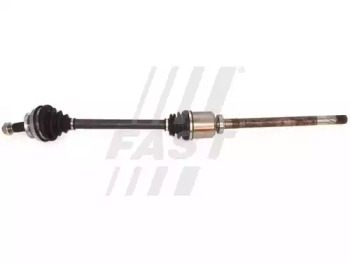 Піввісь права Renault Master II 9/00- (+ ABS) (коробка PK5, PF1)
