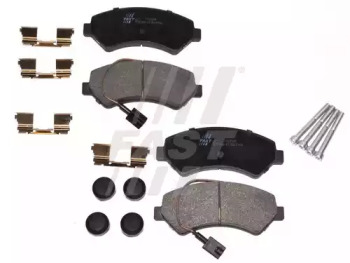 Колодки Гальмівні FIAT Ducato 06- Перед 2-Датчики 17Q Heavy 11- Spring 74Mm