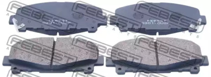 КОЛОДКИ ТОРМОЗНЫЕ ПЕРЕДНИЕ (HONDA ACCORD CU# 2008-2012)