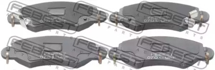 КОЛОДКИ ГАЛЬМІВНІ ПЕРЕДНІ