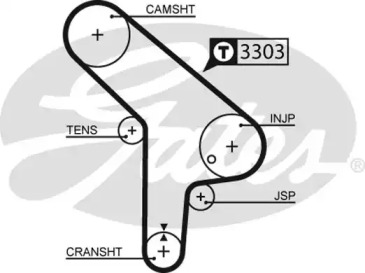 Ремiнь ГРМ 138#28.5