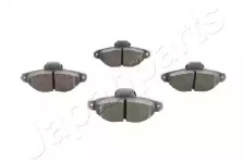JAPANPARTS FIAT гальмівні колодки передні Punto 93-