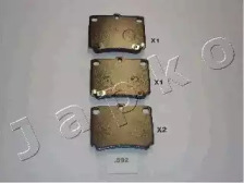 Гальмівні колодки Pajero/Pajero Sport 90-15 1.8-3.0