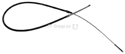 Трос ручного гальма зад. Polo/Ibiza -01 (барабан) (1510/-ABS)