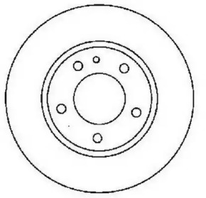 Гальмівний диск передній Opel Combo / Fiat Doblo / Lancia Thema / Alfa Romeo 146 - 147