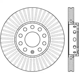 Гальмівний диск передній Audi A4, A6 / VW Passat / Seat Exeo / Skoda Superb