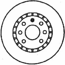 Гальмівний диск передній Opel Omega A, B, Senator B / Vauxhall